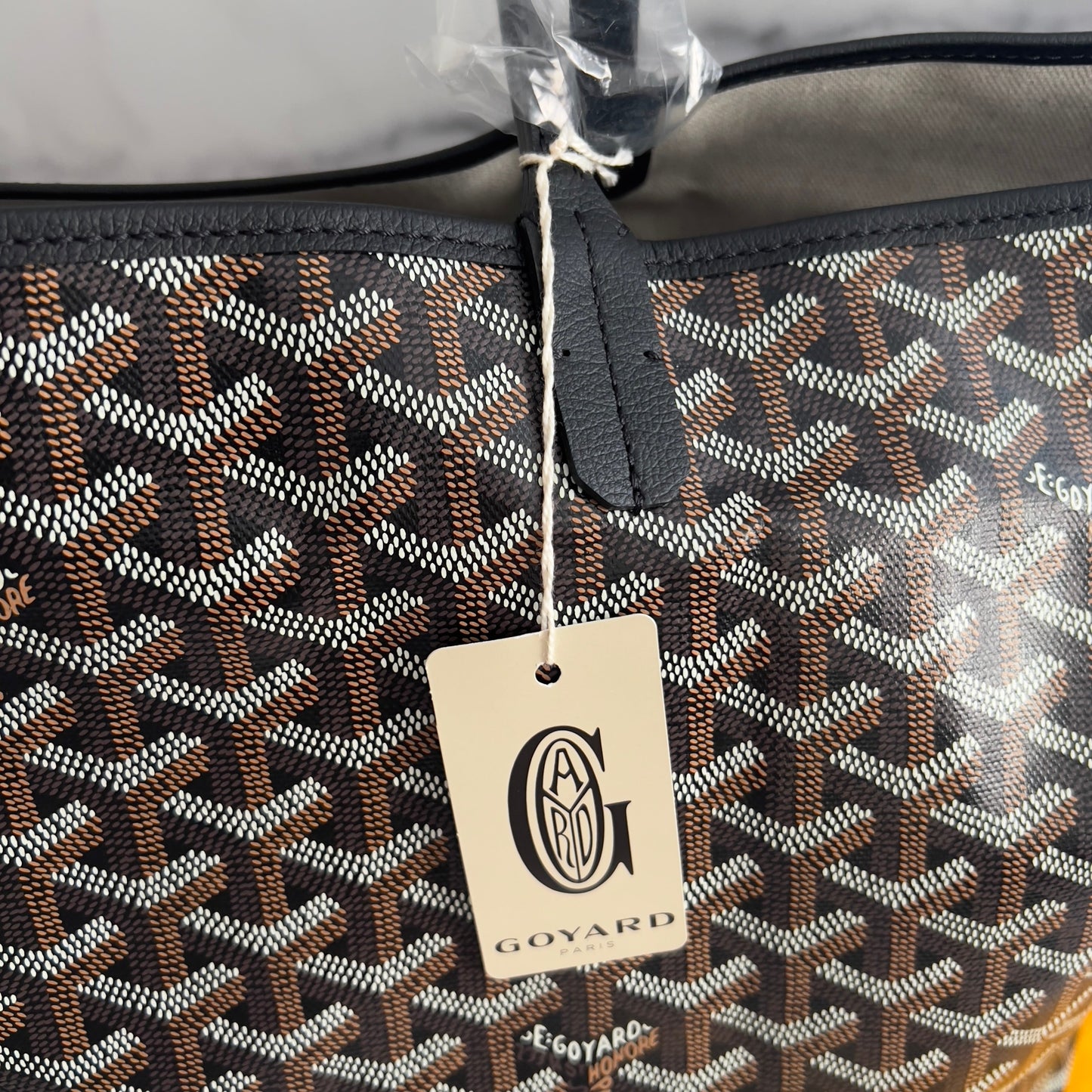 NWT! Preloved Goyard St. Louis GM Black