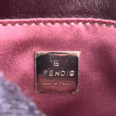 vintage Fendi green sequin croissant