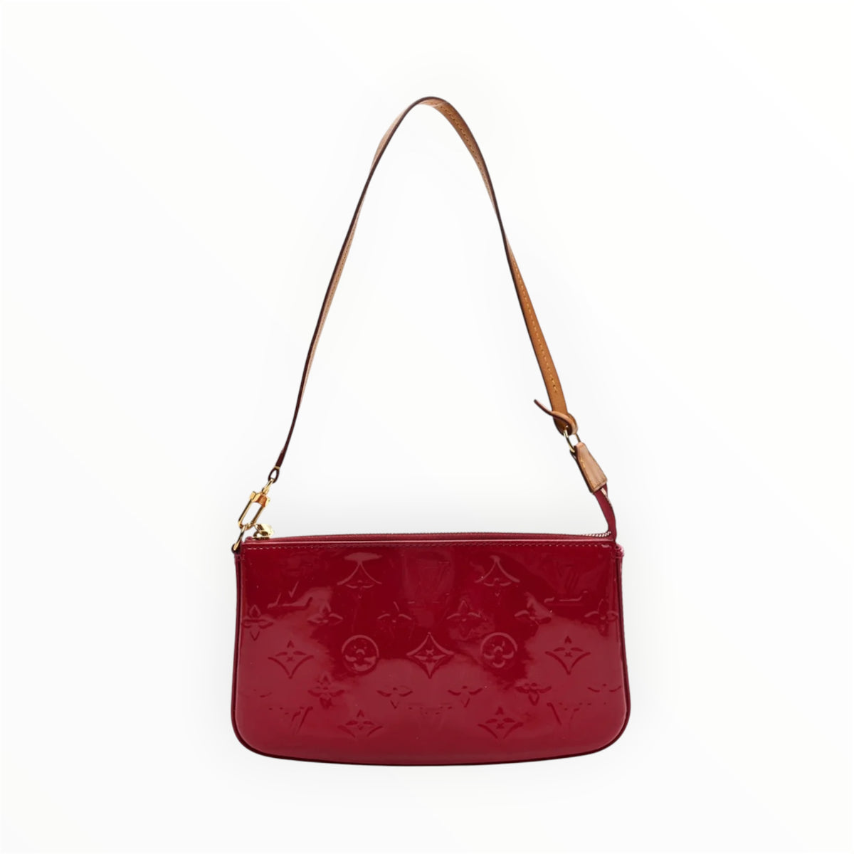 A LOUIS VUITTON Vernis Pochette Red