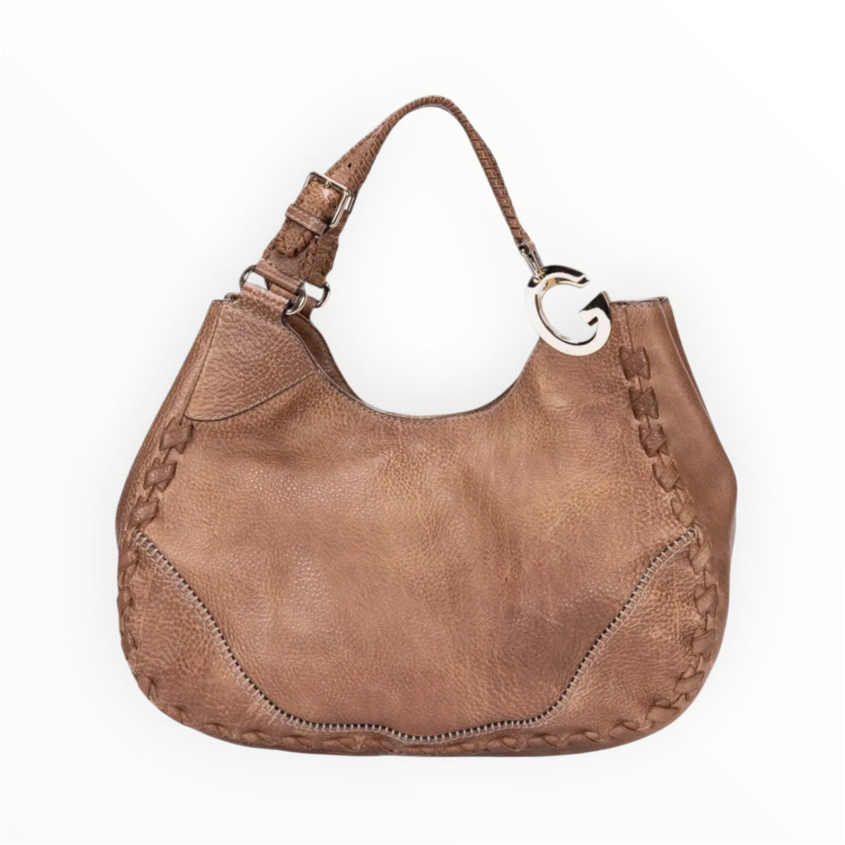 A Gucci Charlotte whipstitch shoulder bag