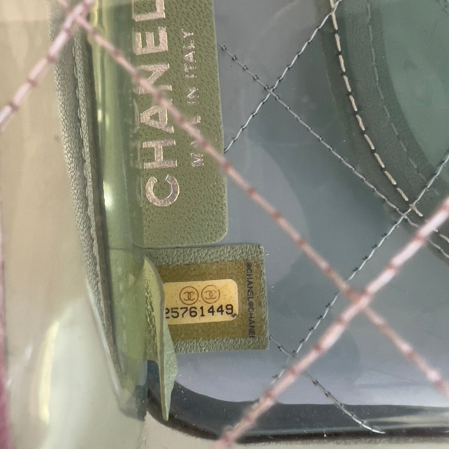 Chanel 18S Coco Splash Pastel Rainbow PVC Medium Flap Bag