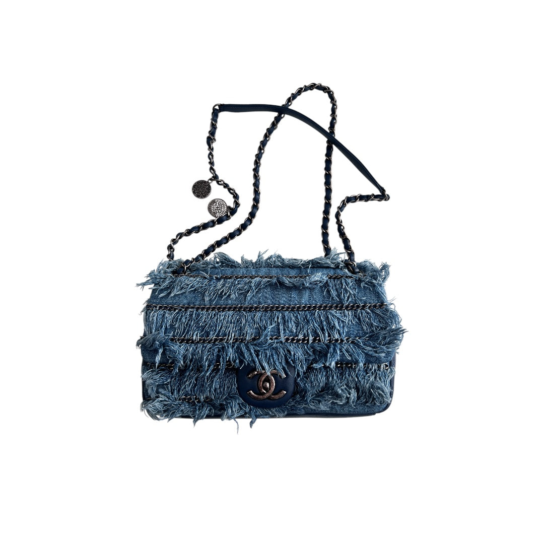 Chanel Paris-Dubai denim flap bag