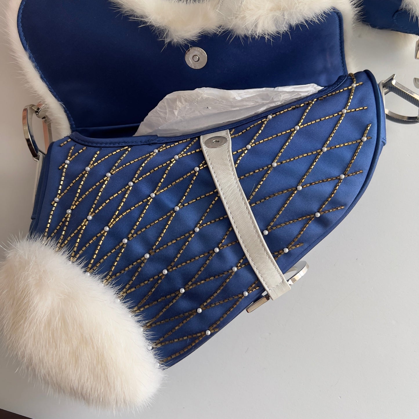Vintage Dior Russia Saddle Bag