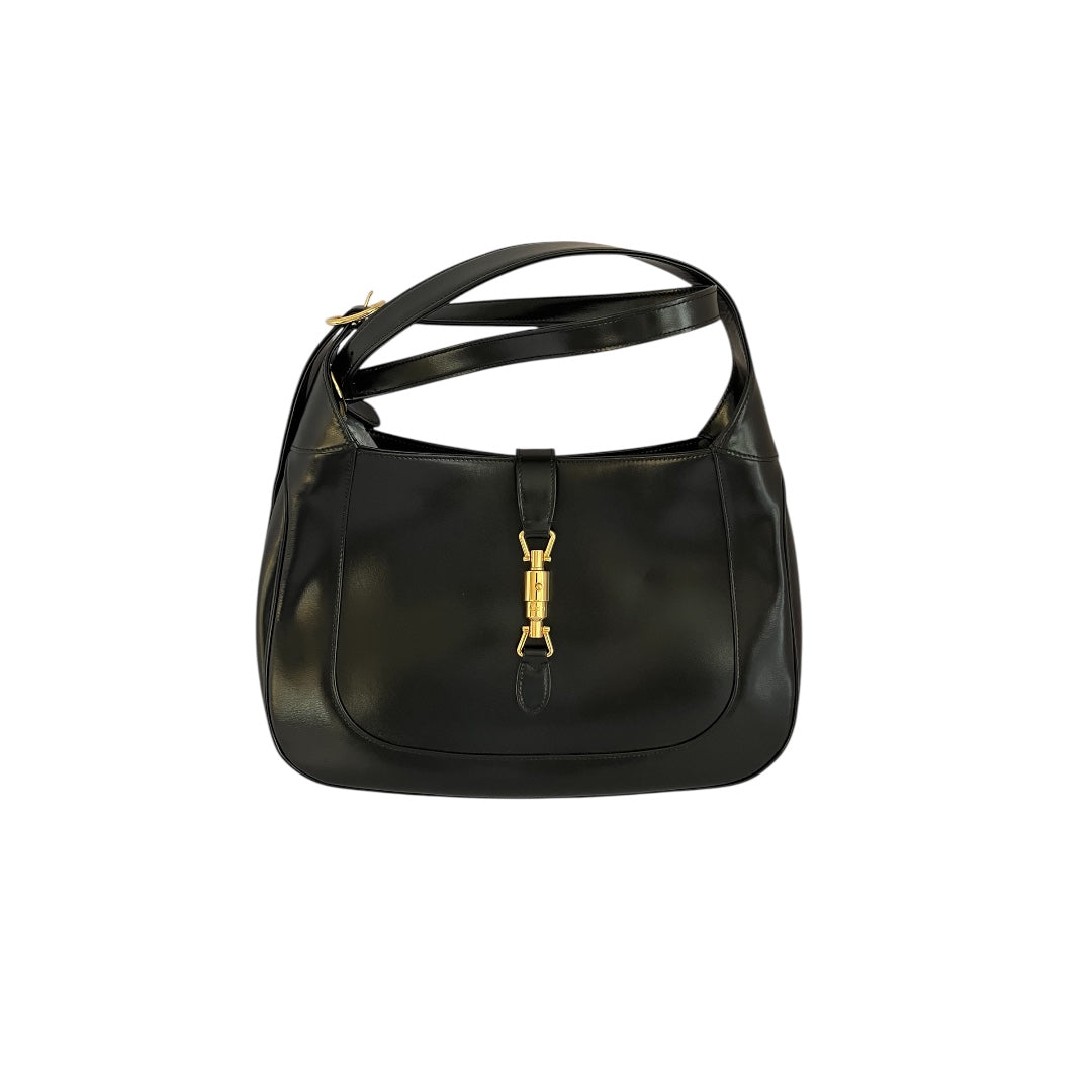 Gucci Jackie black leather shoulder bag