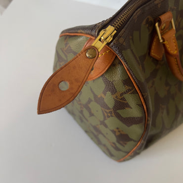 B Louis Vuitton Monogram Graffiti Speedy 30 without locker