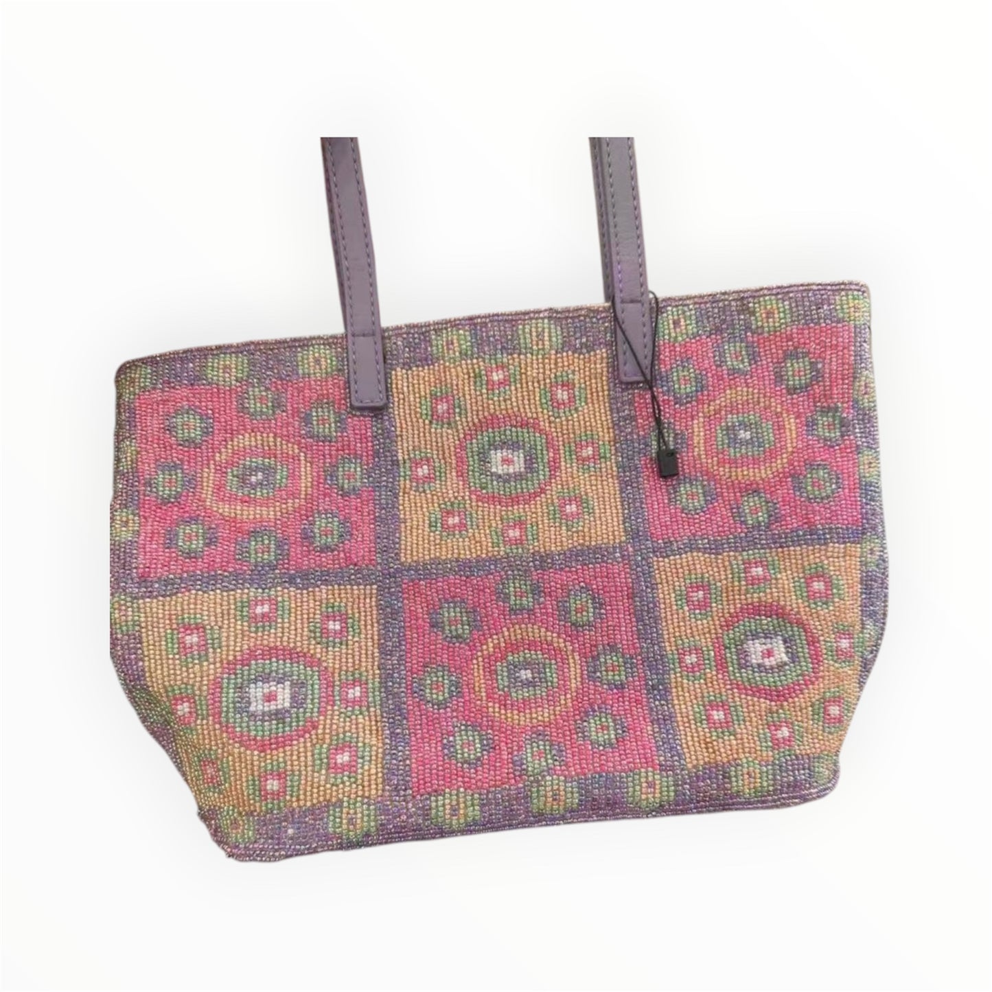 Fendi boho beaded tote