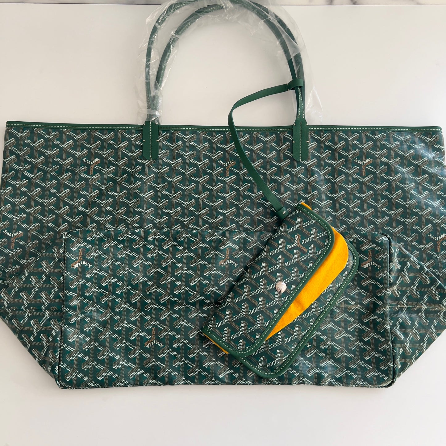 NWOT! Goyard St. Louis GM Green tote