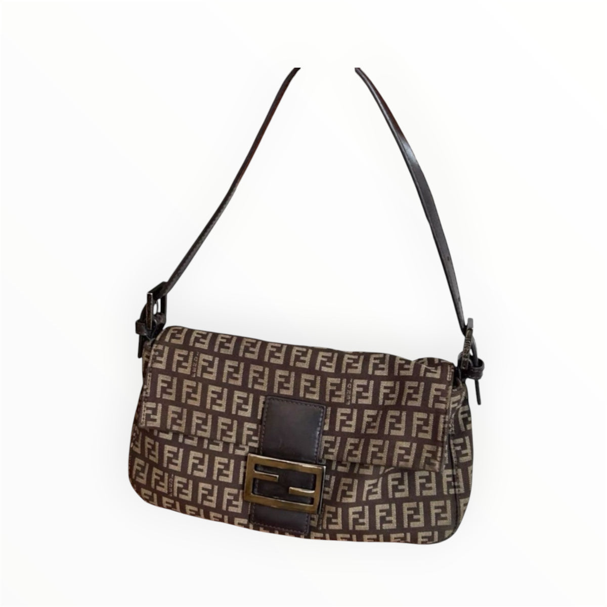Fendi zucchino baguette brown