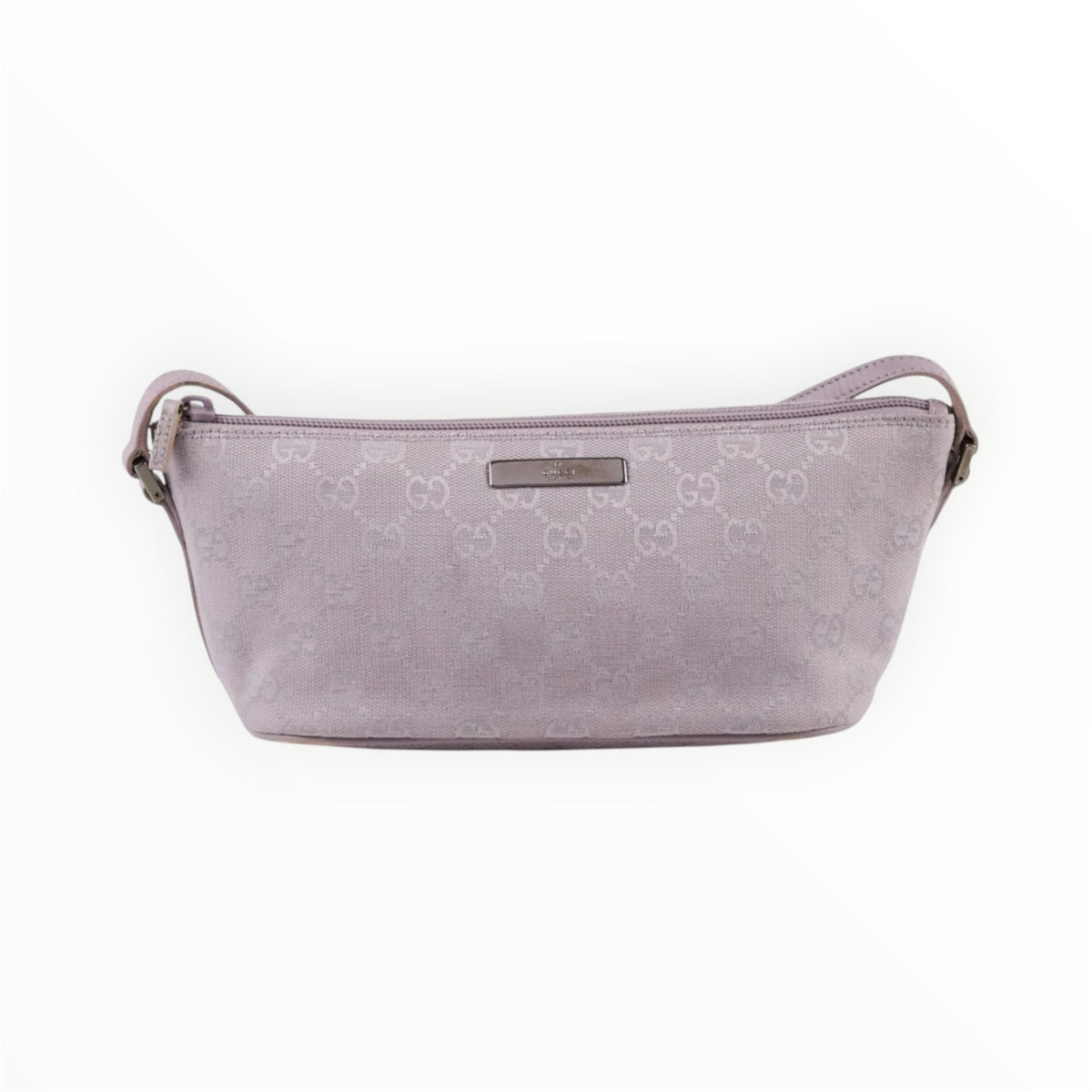 Gucci Canva boat Pochette Lavender