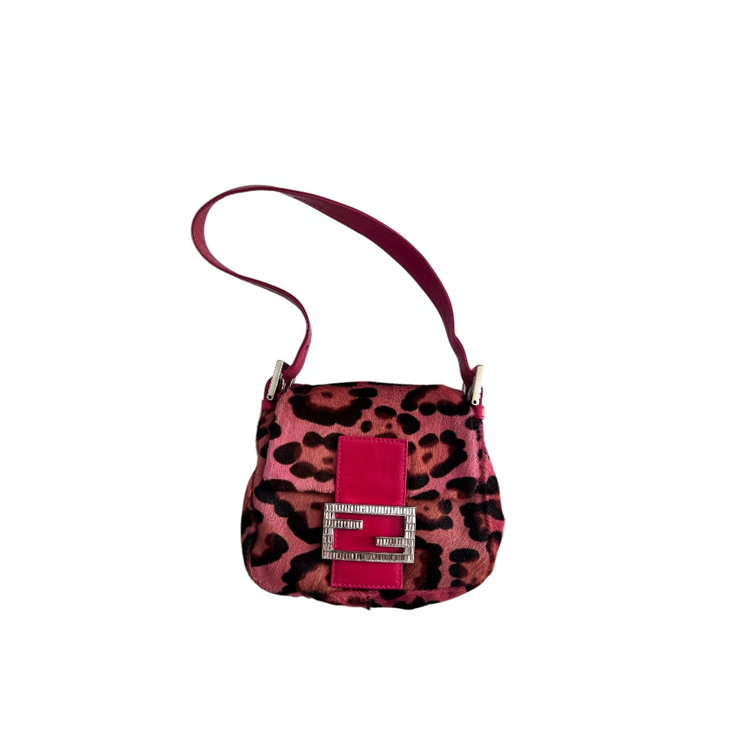 Fendi Cheetah pony hair mini bag