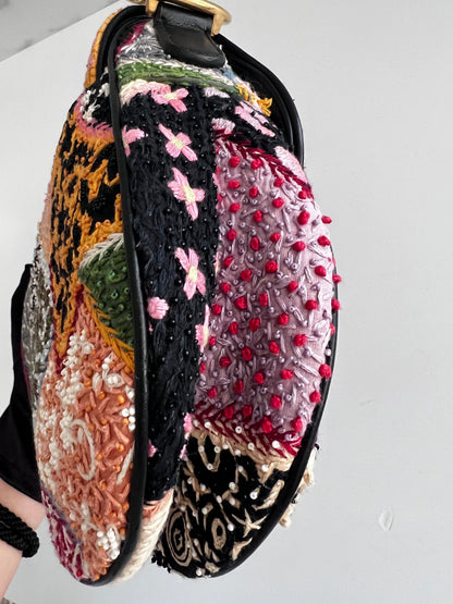 Dior Love& Peace beaded saddle bag from 2018