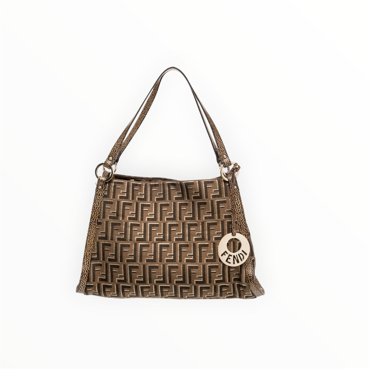 A Zucca Vitello Chef Shopping Tote Tobacco Oro Moro