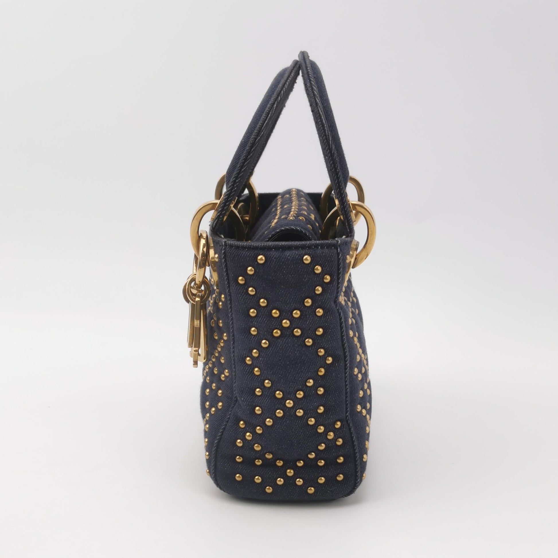 Lady Dior Denim Logo
