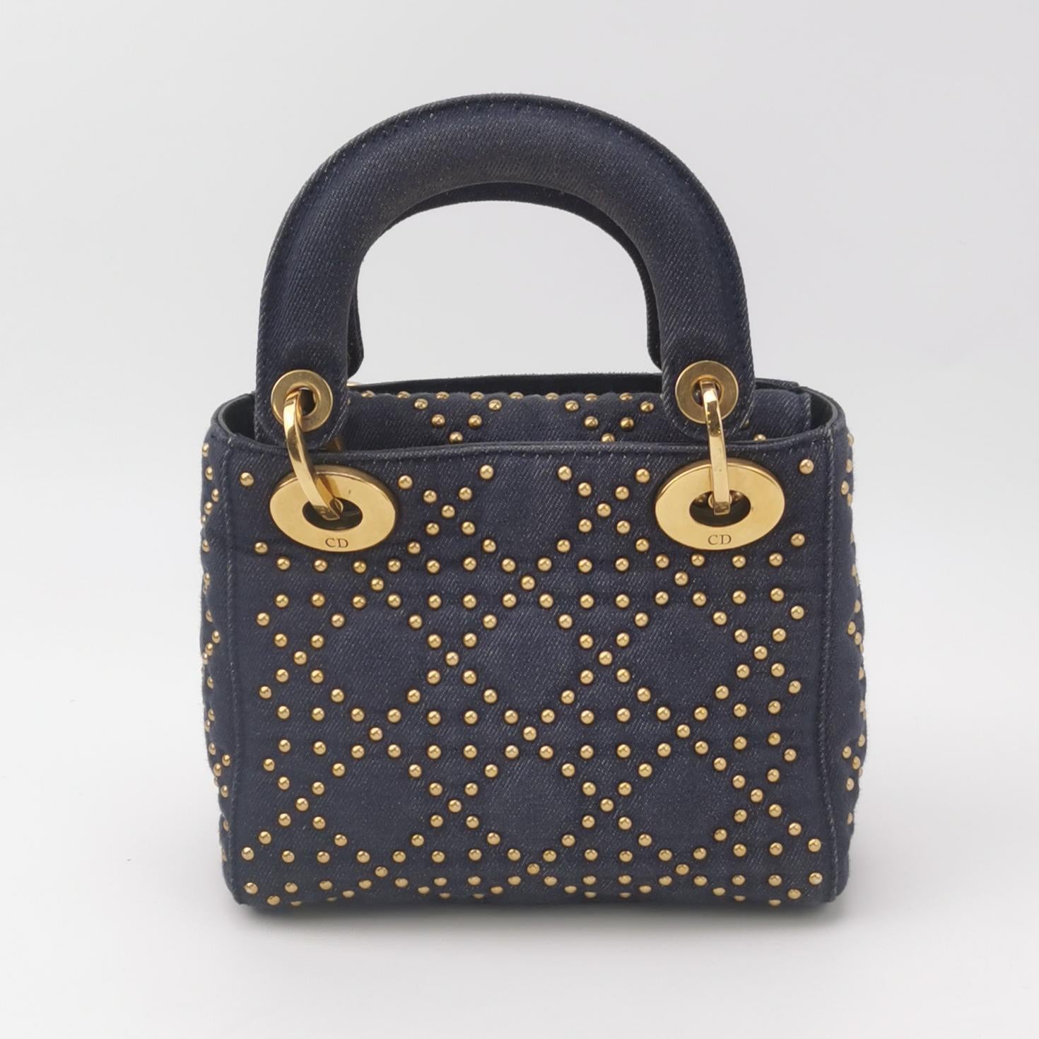 Lady Dior Denim Logo