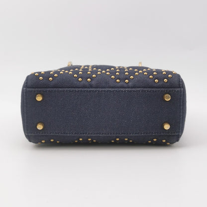 Lady Dior Denim Logo