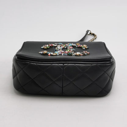 Flap Bag Lambskin CC turn-lock logo