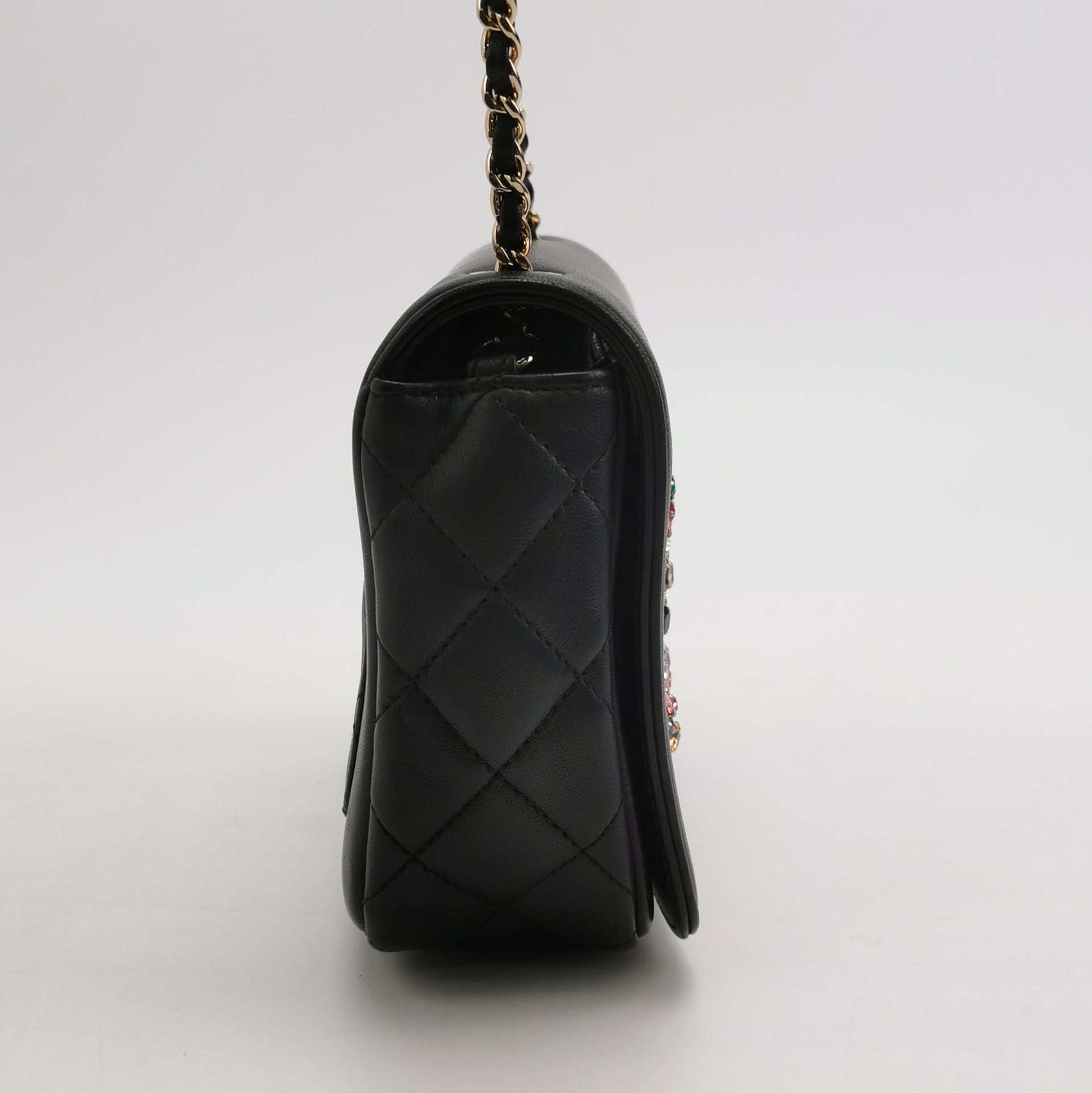 Flap Bag Lambskin CC turn-lock logo