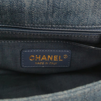 Classic Flap Seasonal limited Edition Mini Denim Denim Gold CC turn-lock