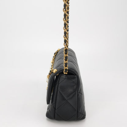 Flap Bag Lambskin CC turn-lock