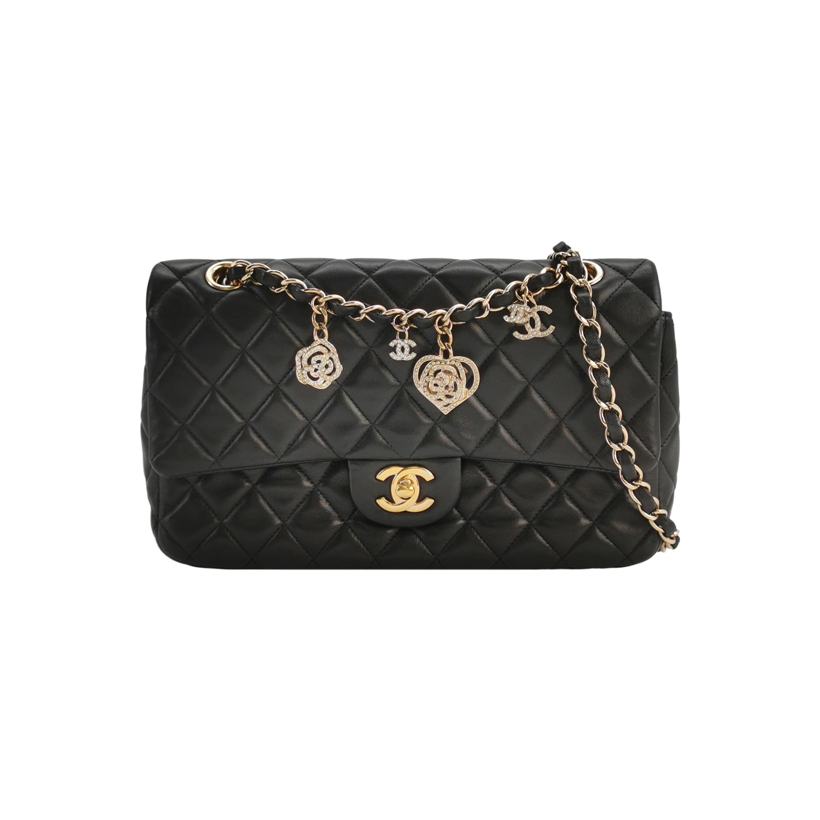 Classic Flap Seasonal limited Edition Medium Lambskin Logo CC turn-lock