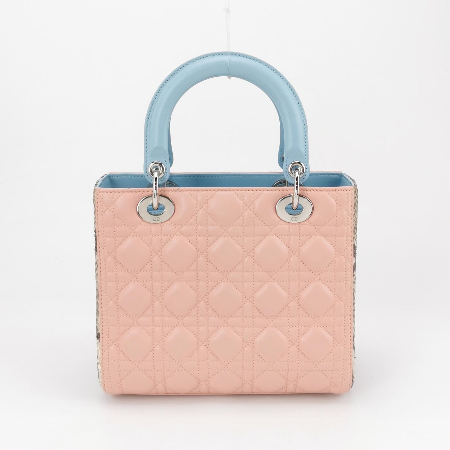 Lady Dior Medium Lambskin quilted Logo
