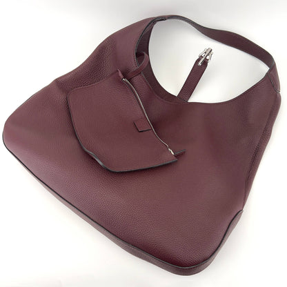 Gucci Burgundy big soft hobo bag