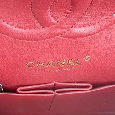 Chanel christams limited edition tweed double flap