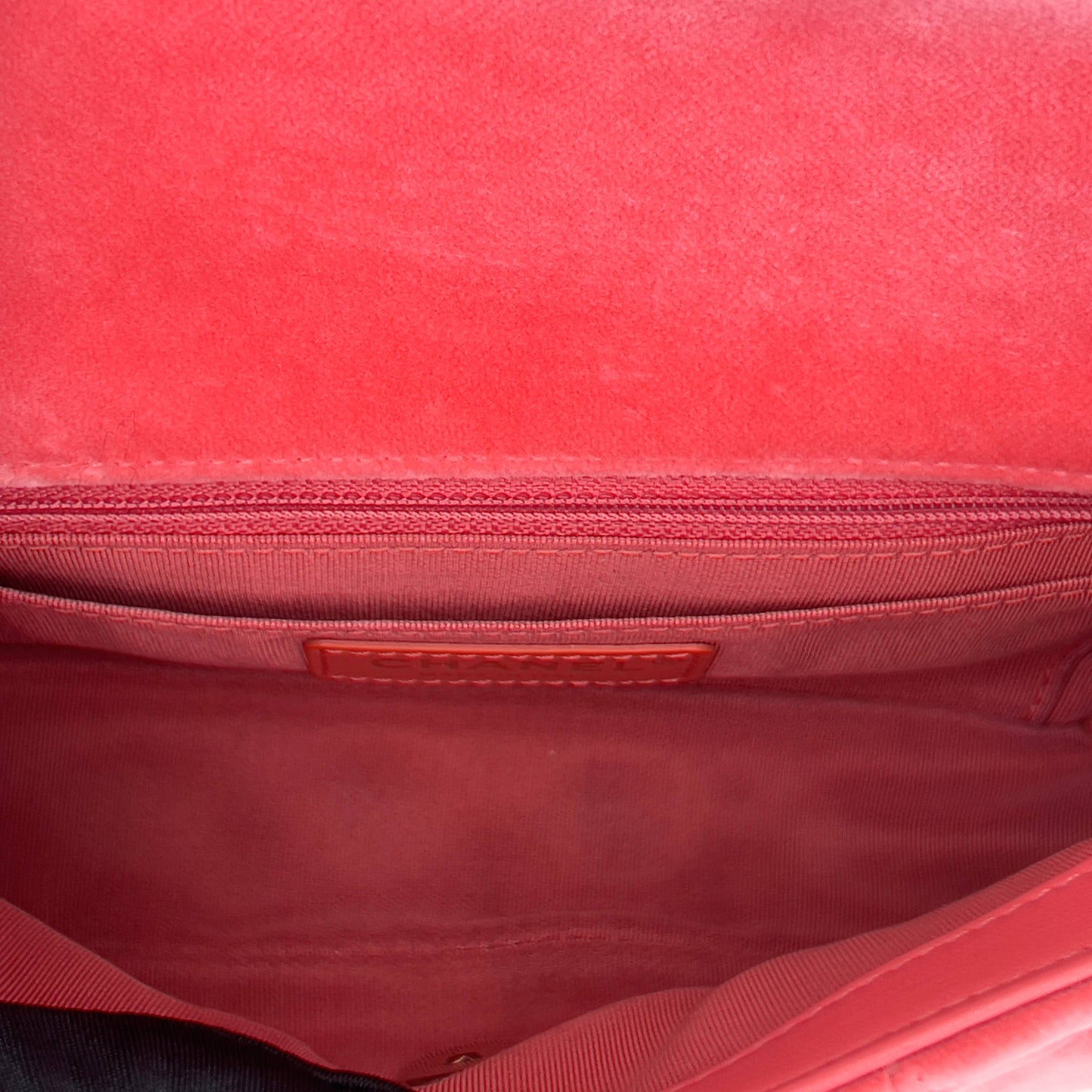NWOT! Chanel pink velvet mini rectangle flap bag