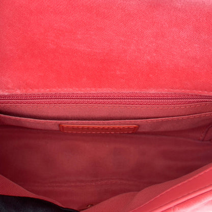 NWOT! Chanel pink velvet mini rectangle flap bag
