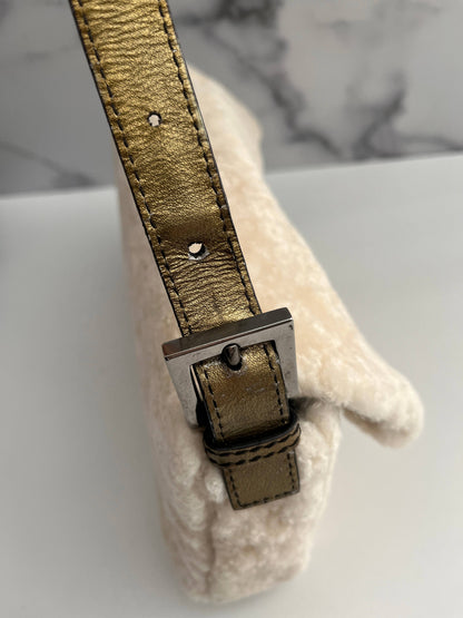 Fendi Baguette pure shearling shoulder bag