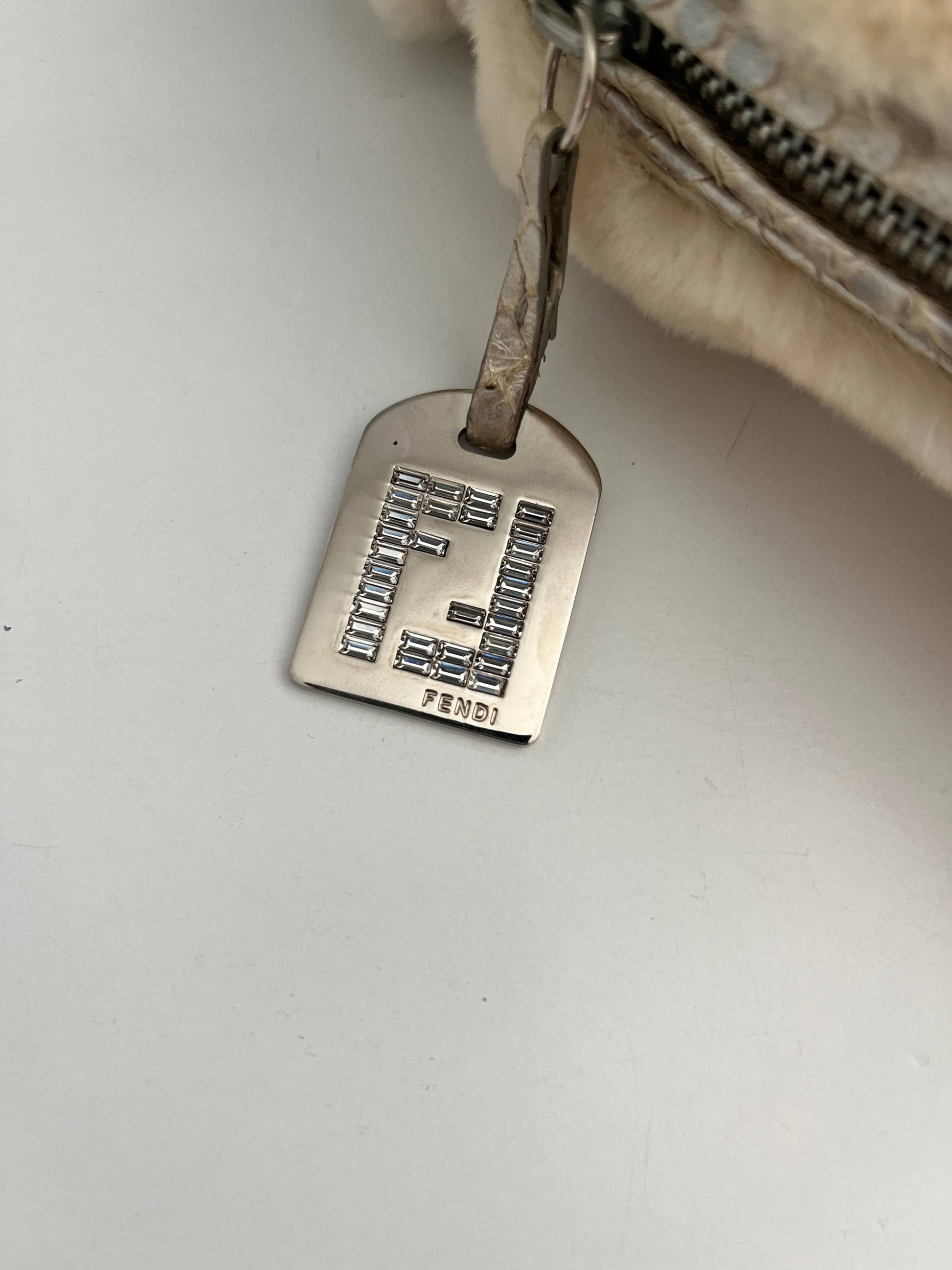 Fendi beige shoulder bag