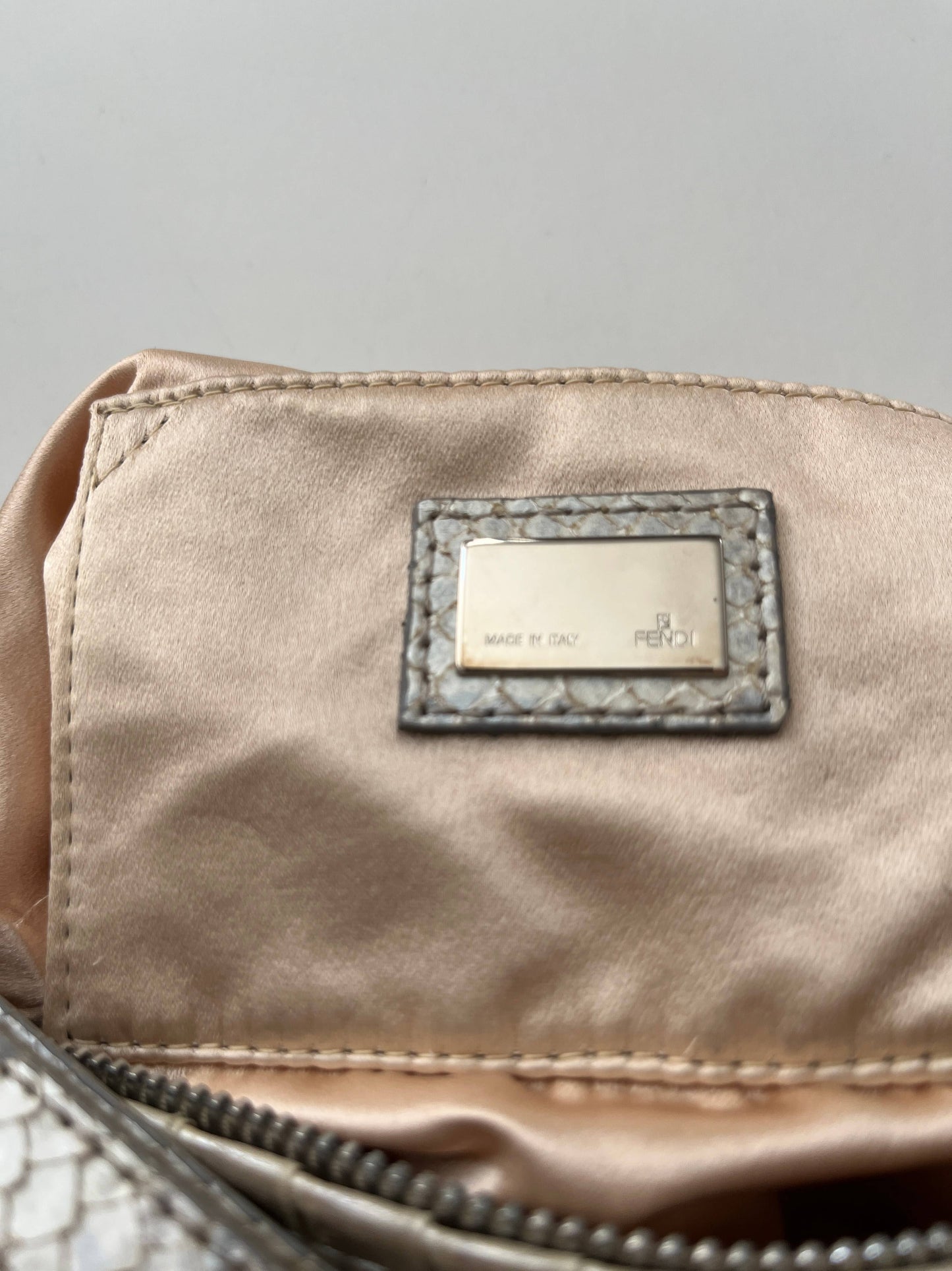 Fendi beige shoulder bag