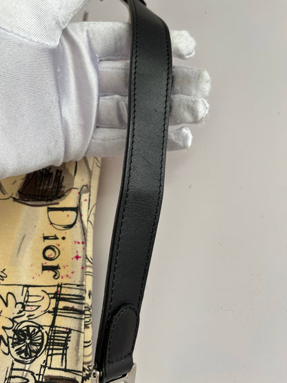 Vintage Dior Paris 50's saddle bag