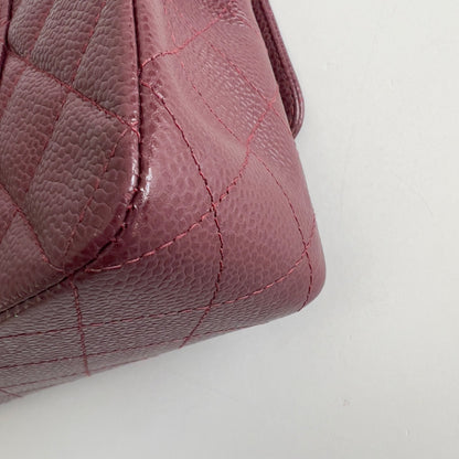 Vintage Chanel Burgundy Caviar Medium Double Flap Bag