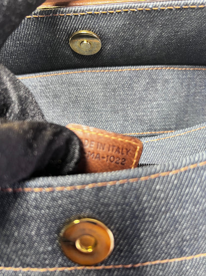 Dior denim punk shoulder bag