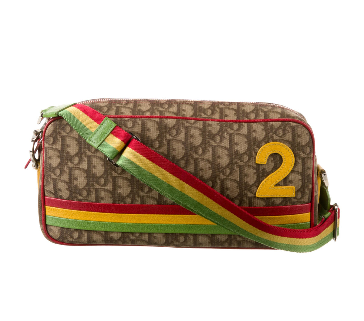 Vintage Dior Rasta Trotter Shoulder Bag