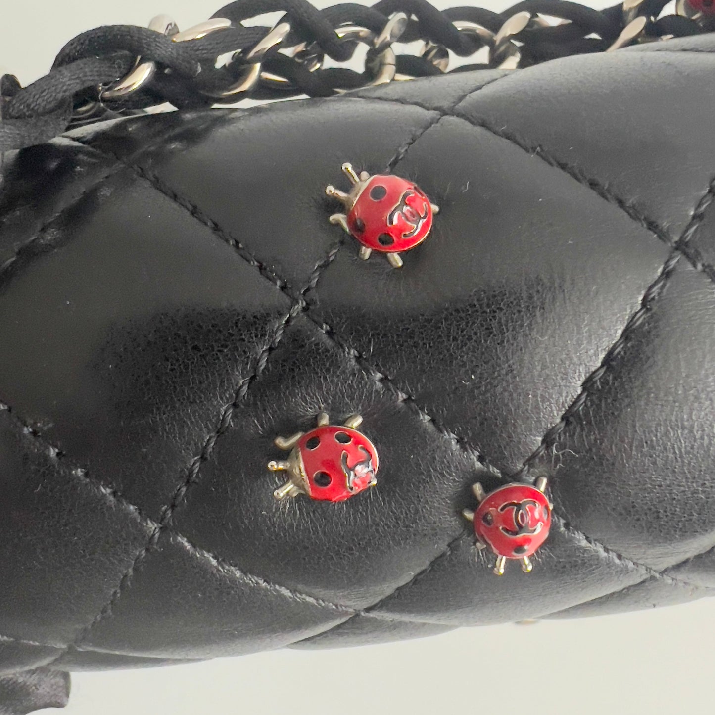 Vintage Chanel Ladybug Flap Bag