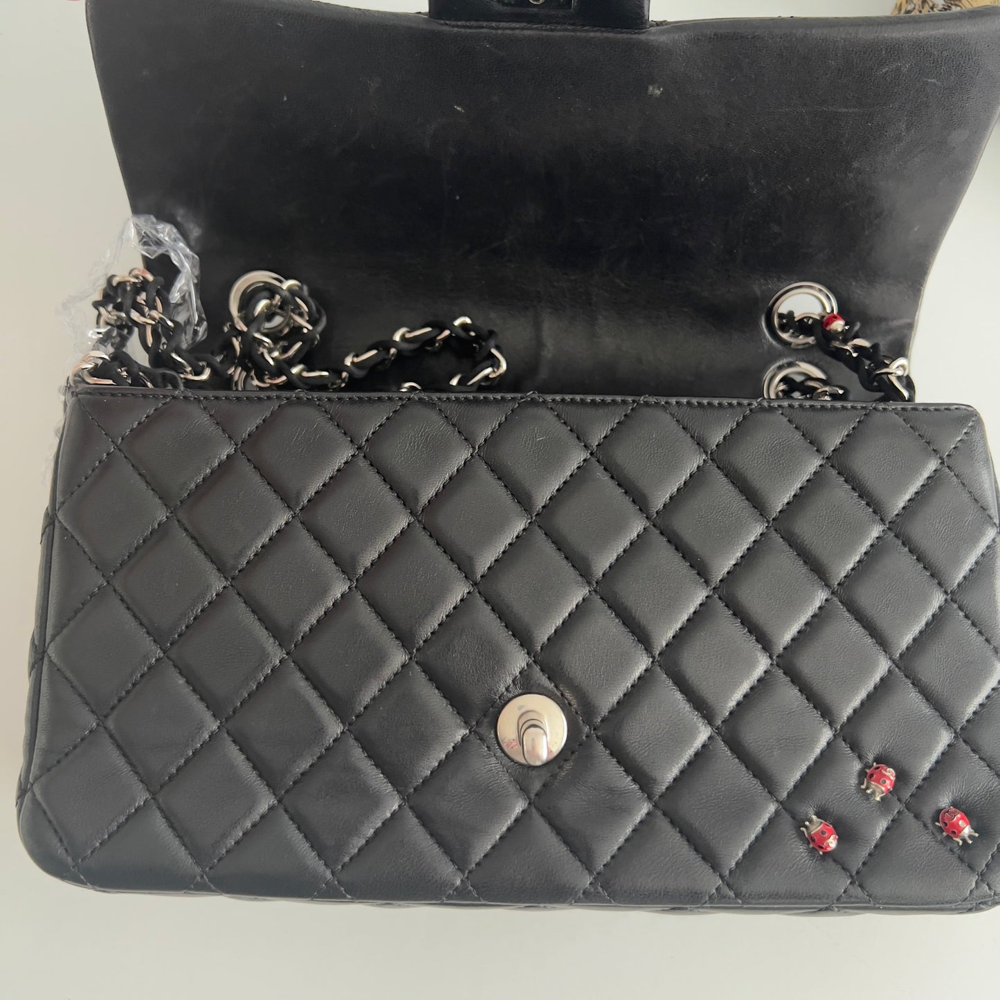 Vintage Chanel Ladybug Flap Bag