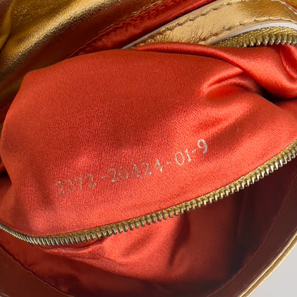 Vintage Fendi Gold Leather Baguette