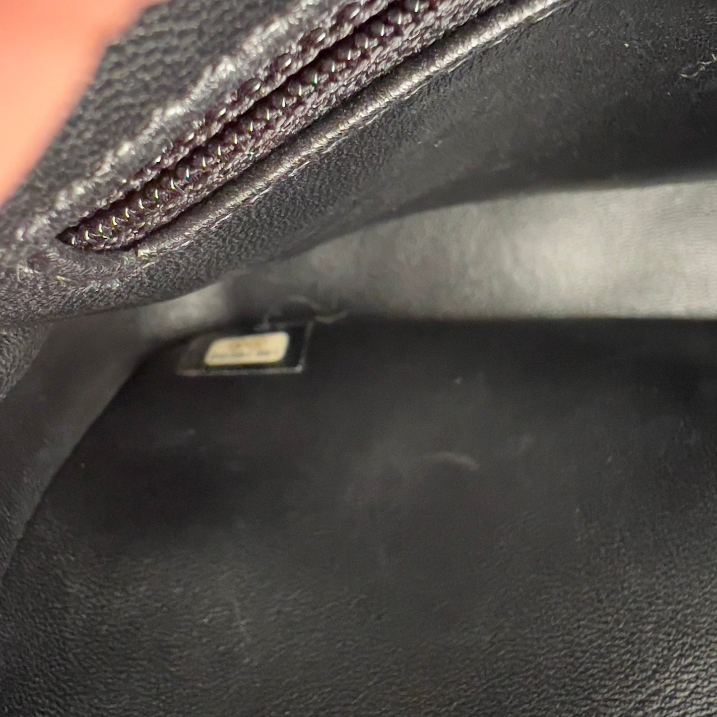 Chanel No.5 Shearling Lambskin Medium Flap Black