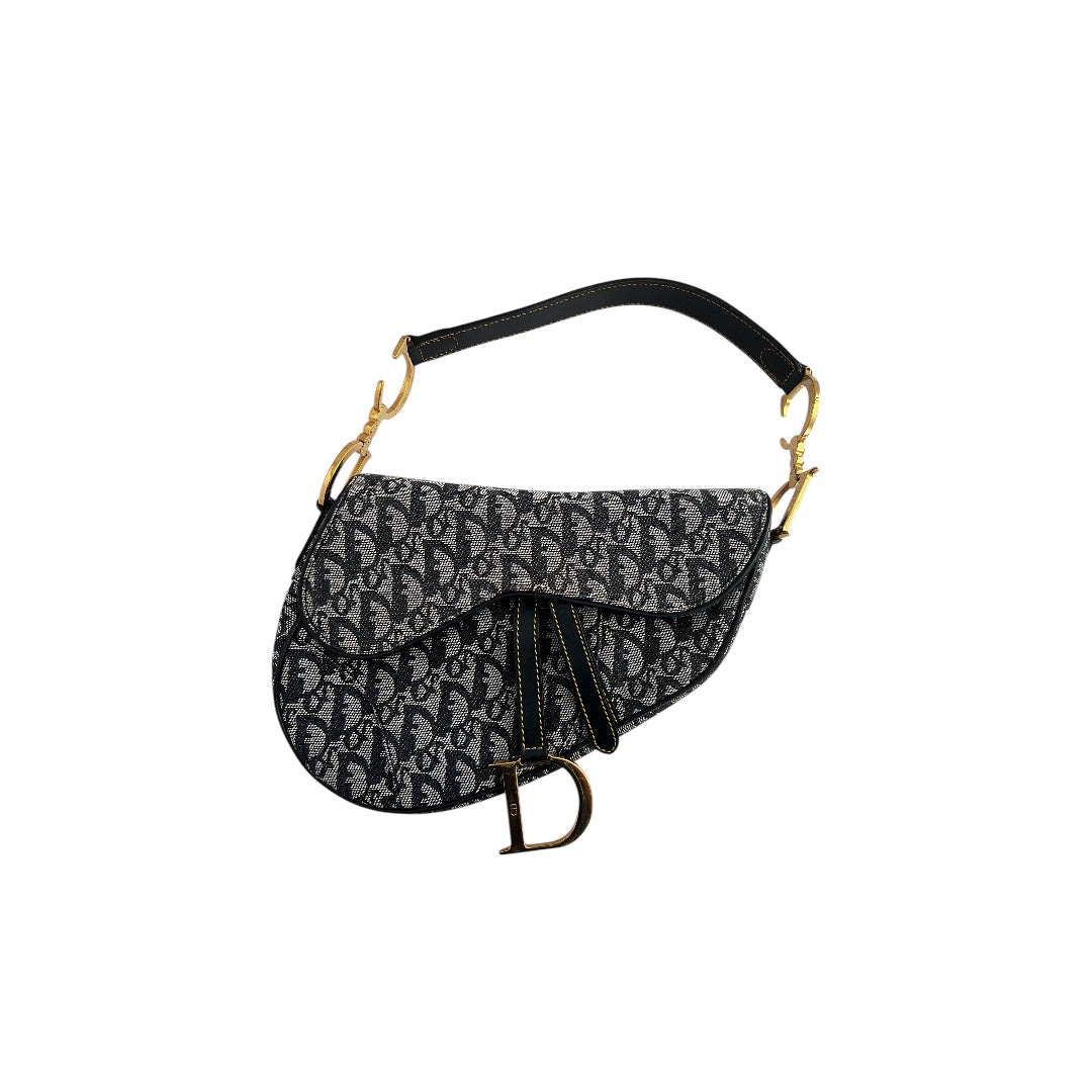 Vintage Dior Blue Diorissmo saddle bag