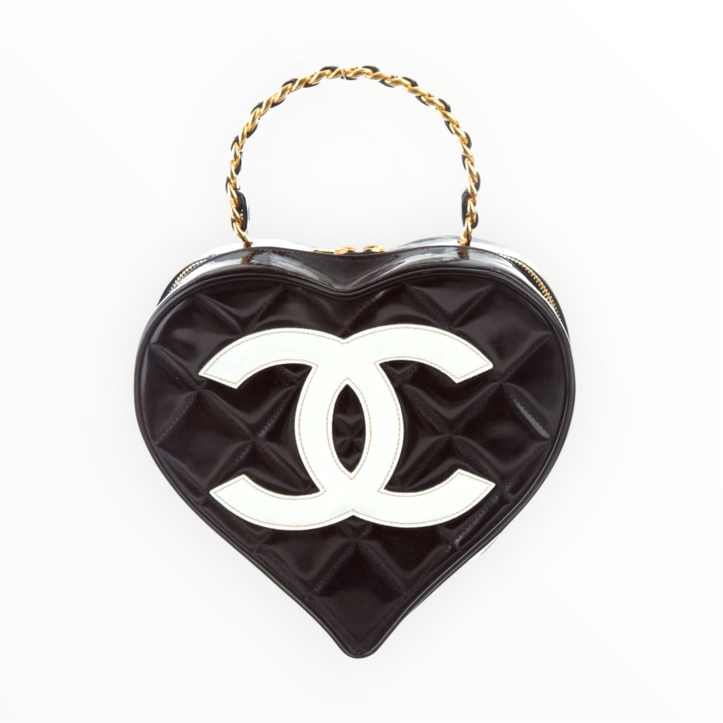 Vintage Chanel Quilted Heart Bag