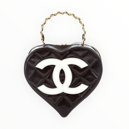 Vintage Chanel Quilted Heart Bag