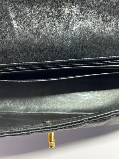 Vintage Chanel mini rectangular satin flap bag