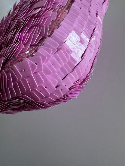 Vintage Fendi Pink Sequin Baguette