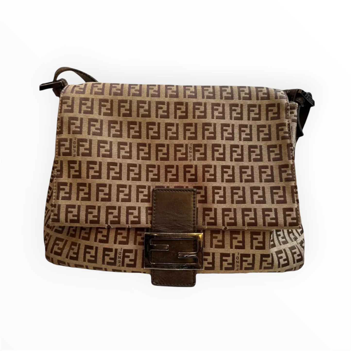 Fendi zucchino mamma baguette brown