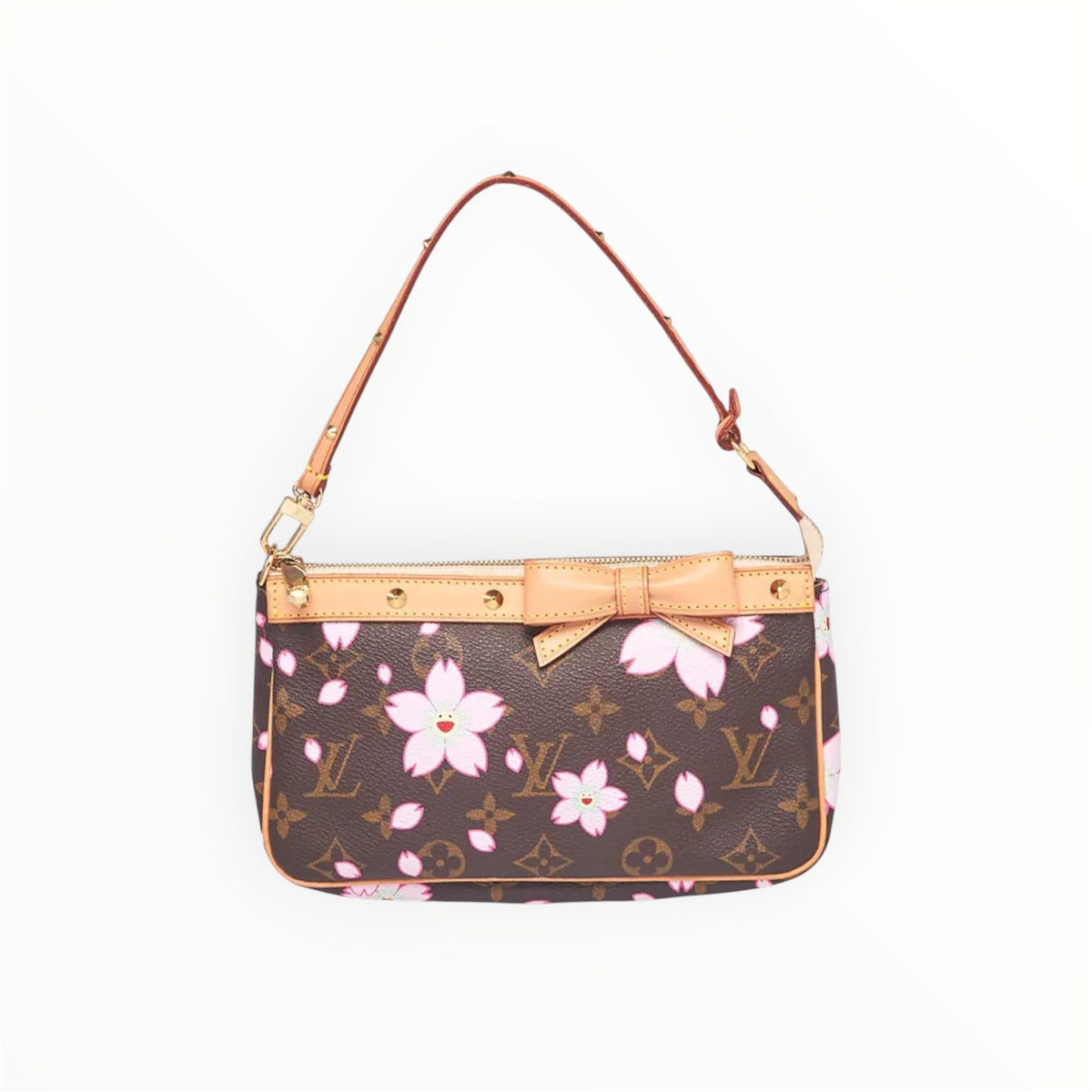 B Louis Vuitton Cherry Blossom Pochette