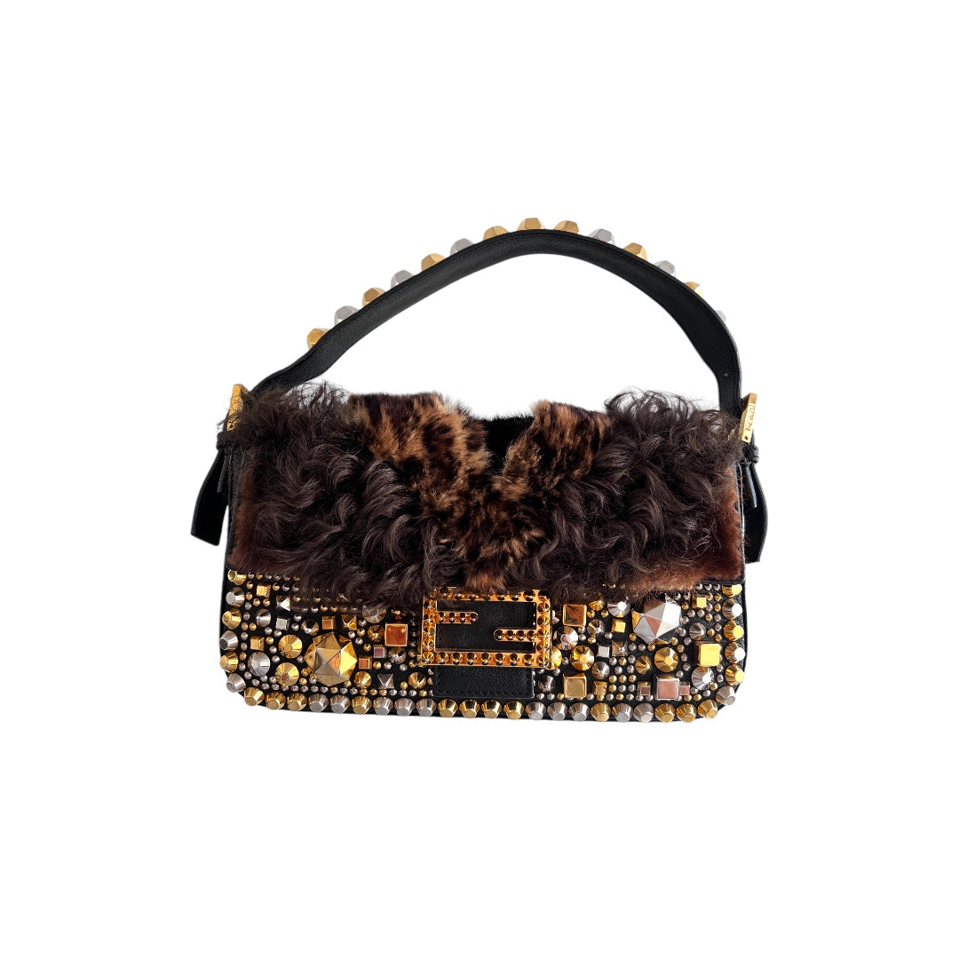 Fendi Byzantine Mink Fur Baguette