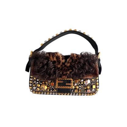 Fendi Byzantine Mink Fur Baguette