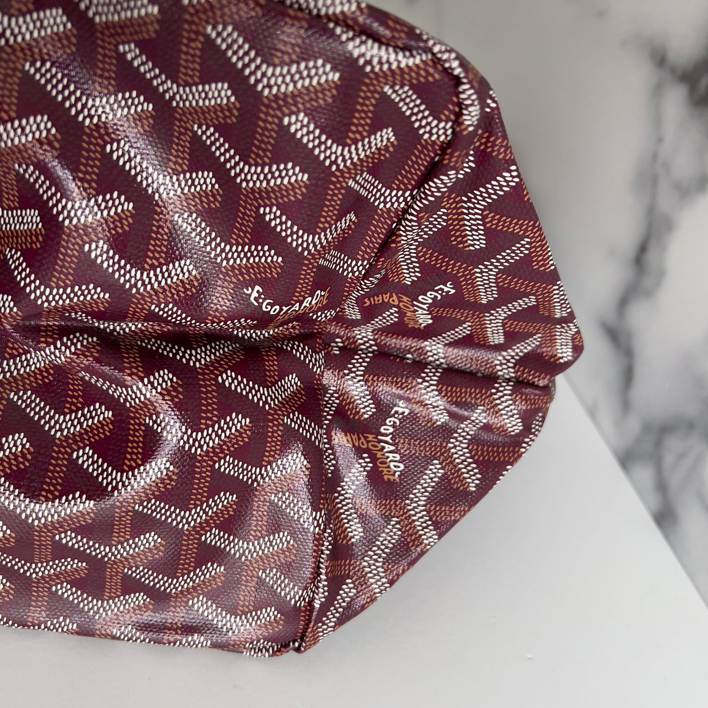 NWT！Goyard Burgundy Saint Louis GM Tote